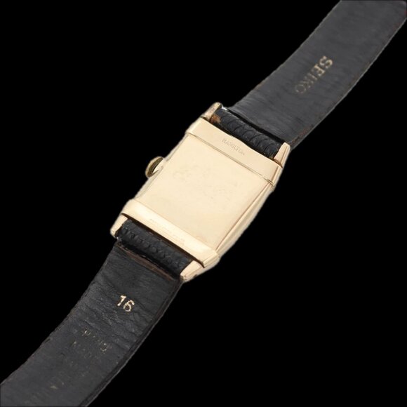 Vintage 1951 Hamilton Jeffery Men\'s Mechanical Wristwatch 980 10k Gold Filled